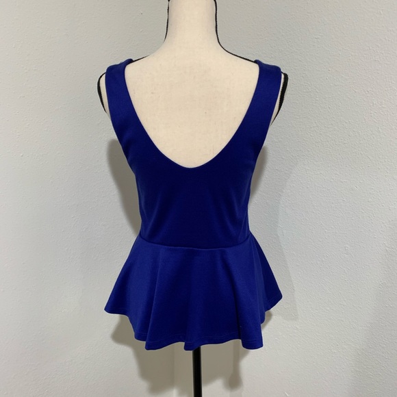Urban Outfitters Peplum Cut Out Top - Picture 3 of 8